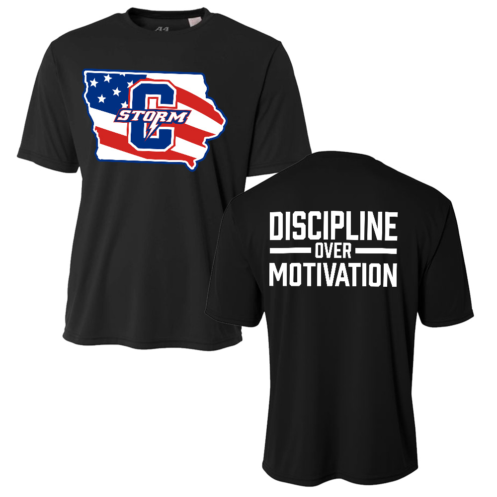 Storm Strength Adult Cooling Performance Tshirt-Black