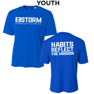 Storm Strength YOUTH Cooling Performance Tshirt-Royal