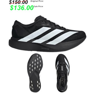 Storm Strength Adidas Adizero Evo SL Shoes-Black