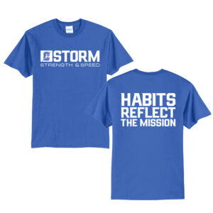 Storm Strength Unisex Short Sleeve Tee-Royal