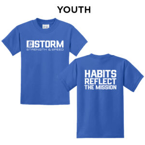 Storm Strength Youth Short Sleeve Tee-Royal