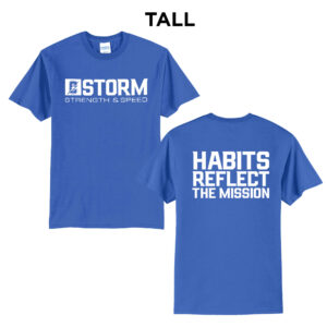 Storm Strength Tall Short Sleeve Tee-Royal