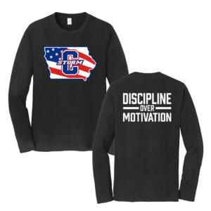 Storm Strength Unisex Cotton Long Sleeve Fan Favorite Tee-Black