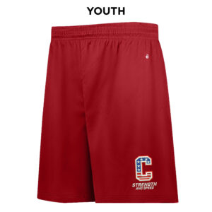 Storm Strength Badger B-Core YOUTH 6 Inch Short-Red