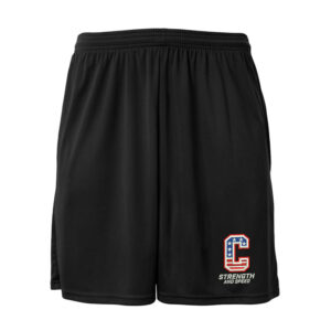 Storm Strength A4 Cooling Shorts with Pockets-Black