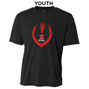 DM East Football YOUTH Cooling Performance Tshirt-Black