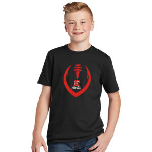 DM East Football Youth Premium Short Sleeve Tee-Black