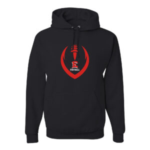 DM East Football Unisex Fleece Hooded Sweatshirt-Black Heather