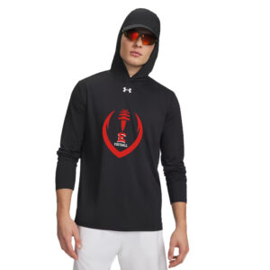 DM East Football Under Armour Mens Team Vanish Performance Hoodie-Black