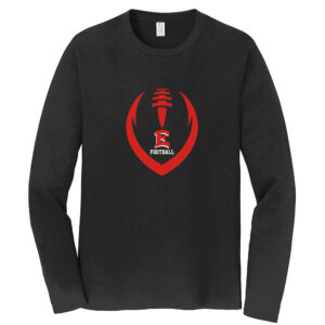 DM East Football Unisex Cotton Long Sleeve Fan Favorite Tee-Black