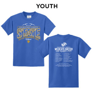DN State Soccer Youth Short Sleeve Tee-Royal