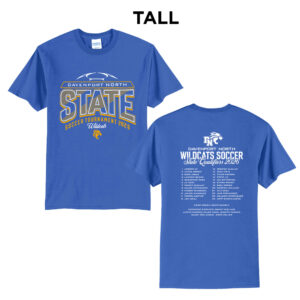 DN State Soccer Tall Short Sleeve Tee-Royal
