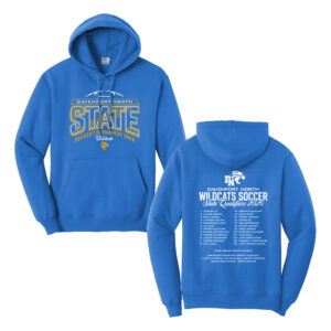 DN State Soccer Unisex Fleece Hooded Sweatshirt-Royal