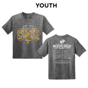 DN State Soccer Youth Short Sleeve Tee-Graphite Heather