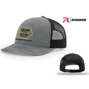 DT Pub PV Golf Outing Richardson Pro Crown Mesh Back Adjustable back cap Split-Heather Grey/Black