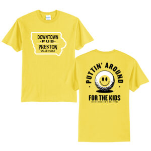 DT Pub PV Golf Outing Unisex Short Sleeve Tee-Yellow