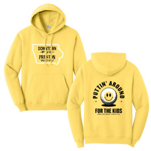 DT Pub PV Golf Outing Unisex Fleece Hooded Sweatshirt-Yellow
