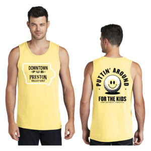 DT Pub PV Golf Outing Beach Wash Garment-Dyed Tank Top Men-Popcorn