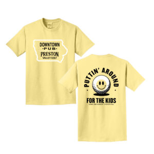 DT Pub PV Golf Outing Port Co Beach Wash Unisex Garment-Dyed Tee-Popcorn