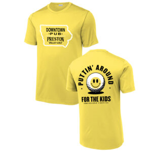 DT Pub PV Golf Outing Sport-Tek Men Posi-UV  short Sleeve Tee-Yellow