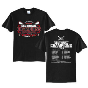 Fulton BB Sectional Champs Unisex Short Sleeve Tee-Black