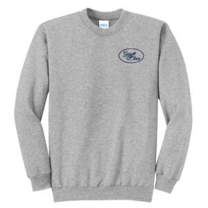 Garnett Place Unisex Fleece Crewneck Sweatshirt-Athletic heather