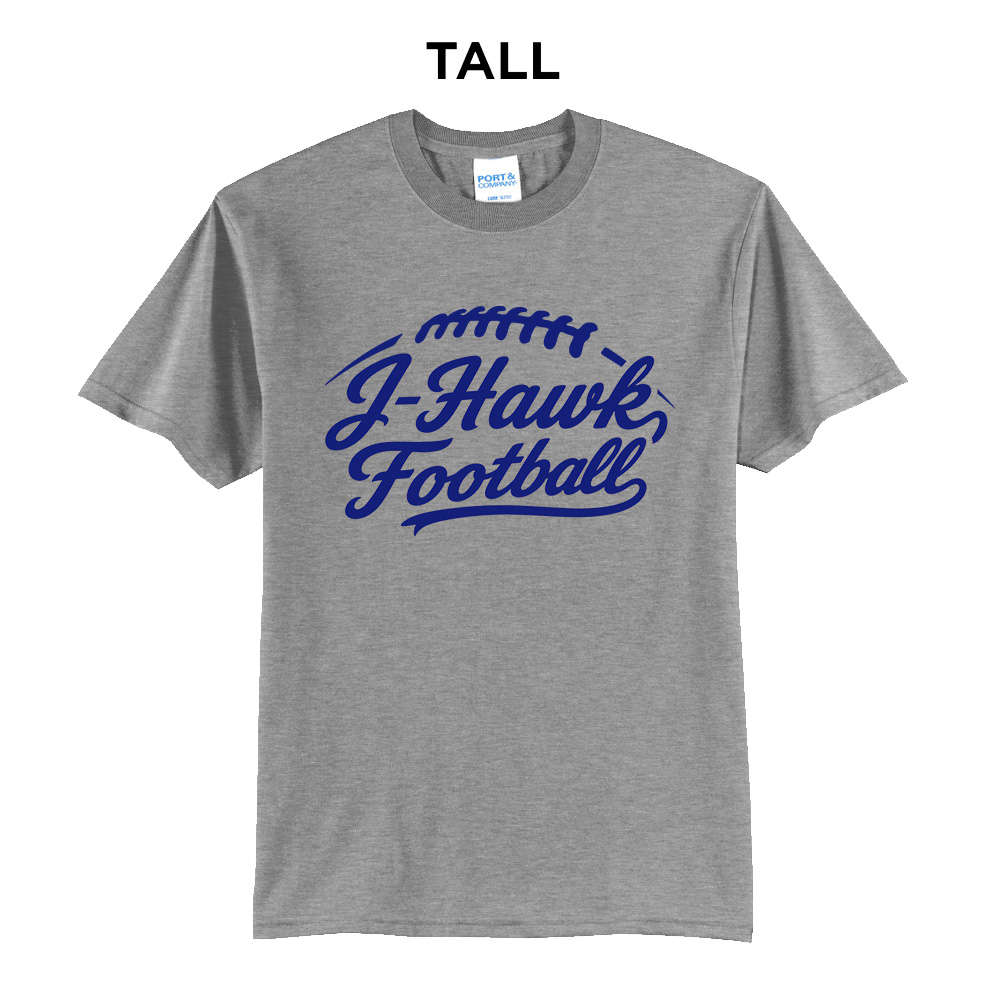 Jesup Football Coach Tall Short Sleeve Tee-Athletic Heather