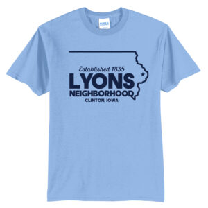 Lyons Business Unisex Short Sleeve Tee-Light Blue