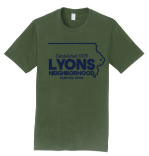 Lyons Business Unisex Fan Favorite Short Sleeve Tee-Olive
