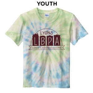 Lyons Business Youth Essential Tie-Dye Tee-Watercolor Spiral