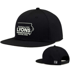 Lyons Business The Game Perforated GameChanger Snapback Cap-Black