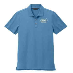 Lyons Business Mercer and Mettle Men Stretch Pique Polo-Parisian Blue