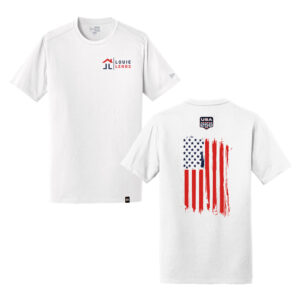 Louie Lends New Era Heritage Blend Crew Tee – White