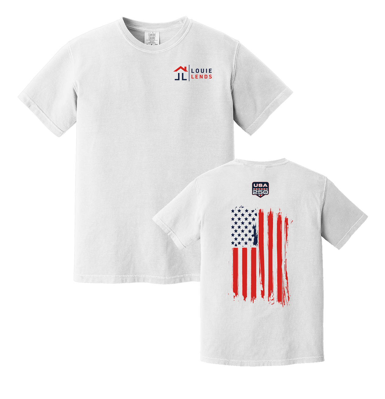 Louie Lends Comfort Colors Heavyweight Ring Spun Tee - White
