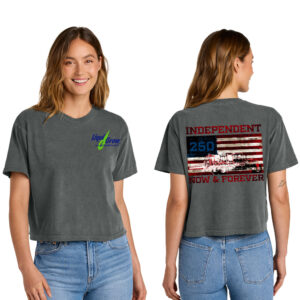 Liqui Grow Comfort Colors Women’s Heaveweight Boxy Fit Slightly Cropped T-Shirt-Pepper