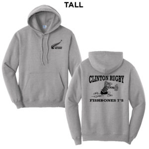 Muddy River Rugby Tall Fleece Hooded Sweatshirt-Athletic Heather