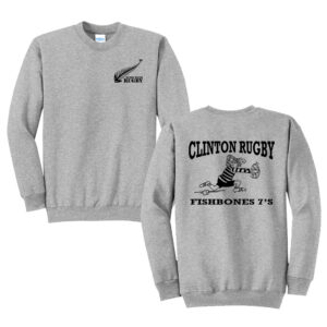 Muddy River Rugby Unisex Fleece Crewneck Sweatshirt-Athletic Heather