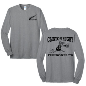 Muddy River Rugby Unisex Cotton Long Sleeve Tee-Athletic Heather