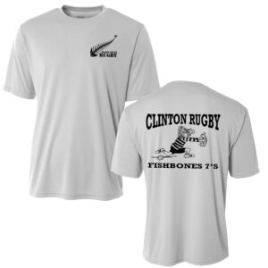 Muddy River Rugby Adult Cooling Performance Tshirt-Silver