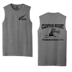 Muddy River Rugby District Men’s V.I.T. Muscle Tank-Grey Frost
