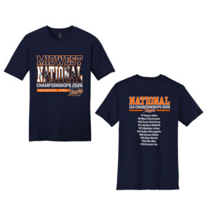 Midwest Sluggers Unisex Premium Short Sleeve Tee-Navy