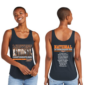 Midwest Sluggers District Women’s Perfect Tri Relaxed Tank-new Navy (back design is printed lower on the back of the tank)