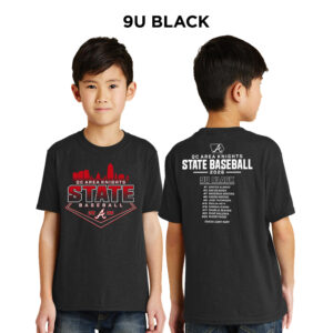 Knights State BB Youth Short Sleeve Tee-Black 9U BLACK