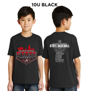 Knights State BB Youth Short Sleeve Tee-Black 10U BLACK