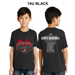 Knights State BB Youth Short Sleeve Tee-Black 14U BLACK