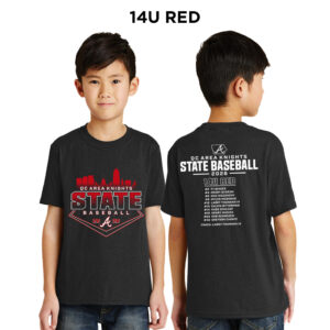 Knights State BB Youth Short Sleeve Tee-Black 14U BLACK