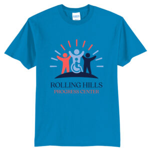 Rolling Hills Unisex Short Sleeve Tee-Sapphire