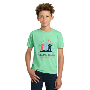 Rolling Hills Youth Cotton Short Sleeve Tee- Mint