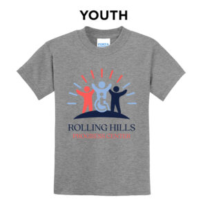 Rolling Hills Youth Short Sleeve Tee-Athletic Heather