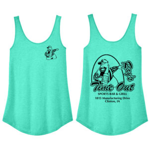 Rays Timeout District Women’s Perfect Tri Relaxed Tank-Aqua Heather